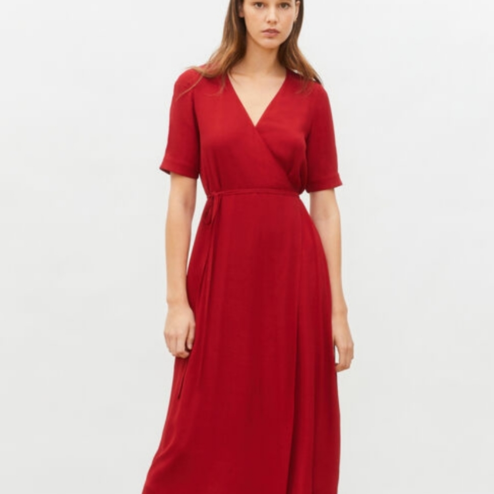 Faux Wrap Maxi Dress size Medium